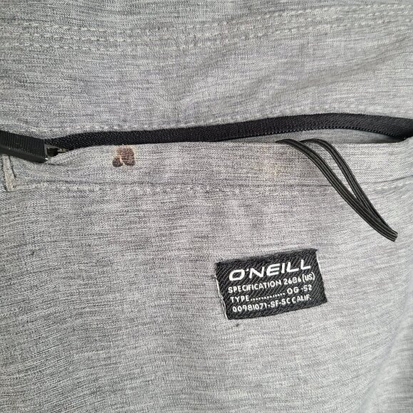 O'Neill Mens size 32 Relaxed Fit Hyperdry Heather Grey Hybrid Board Shorts - Picture 2 of 8